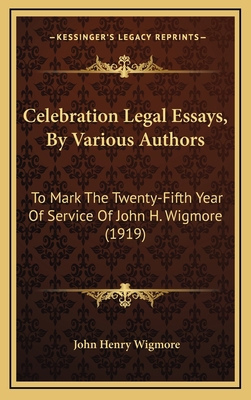 Celebration Legal Essays, by Various Authors: T... 1164814400 Book Cover