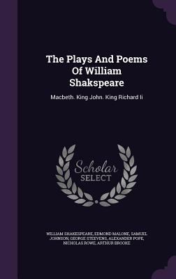 The Plays And Poems Of William Shakspeare: Macb... 1346399972 Book Cover