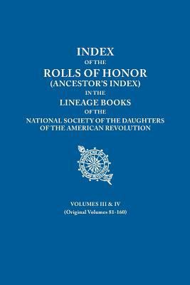 Index of the Rolls of Honor (Ancestor's Index) ... 0806319755 Book Cover