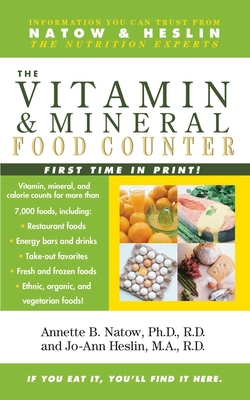 Vitamin and Mineral Food Counter 198216039X Book Cover