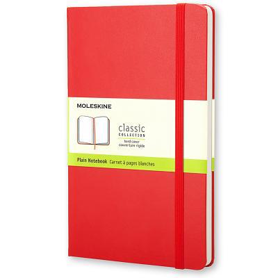 Moleskine Pocket Plain Hardcover Notebook Red B007Q3EFLE Book Cover