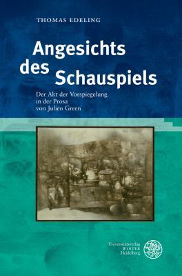 Angesichts Des Schauspiels: Der Akt Der Vorspie... [German] 3825362868 Book Cover