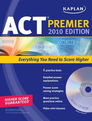 Kaplan ACT Premier [With CDROM] 1419553275 Book Cover