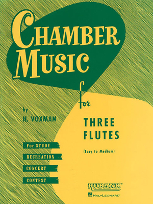 Chamber Music for Three Flutes 1423444973 Book Cover