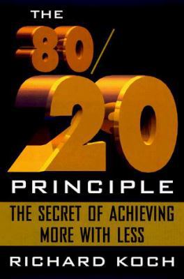The 80/20 Principle 0385491700 Book Cover