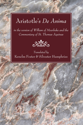 Aristotle's De Anima 1556354487 Book Cover