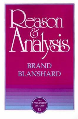 Reason & Analysis B0047AH2A0 Book Cover