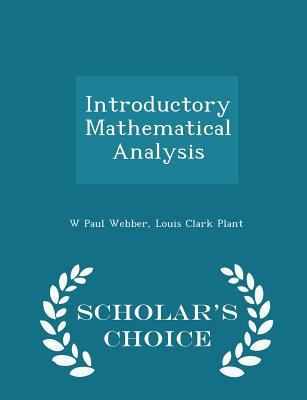 Introductory Mathematical Analysis - Scholar's ... 1298386845 Book Cover