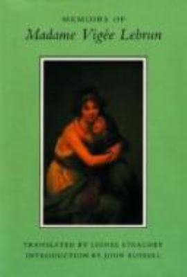 Memoirs of Madame Vigee Lebrun 0807612227 Book Cover