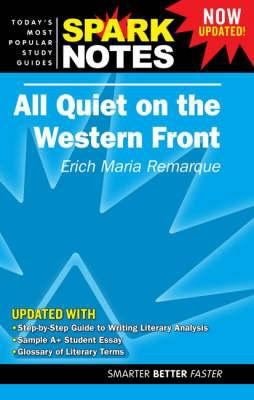 Spark Notes: All Quiet on the Western Front (Sp... 1411403622 Book Cover