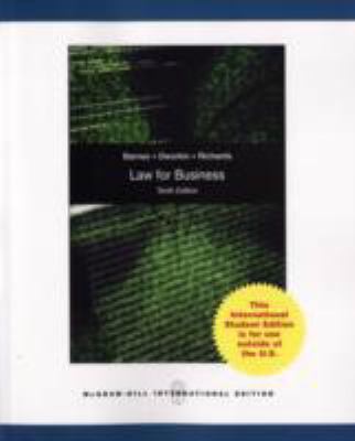 Law for Business 0071284001 Book Cover