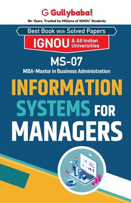 MS-07 Information Systems for Managers 8189086685 Book Cover