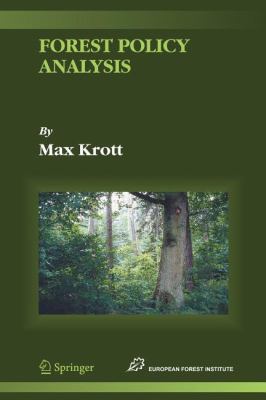 Forest Policy Analysis 9048168775 Book Cover
