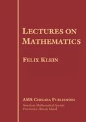 Lectures on Mathematics 0821827332 Book Cover