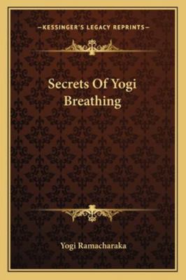 Secrets Of Yogi Breathing 1162874007 Book Cover