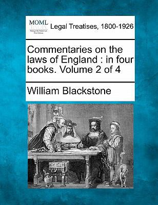 Commentaries on the laws of England: in four bo... 1240004141 Book Cover