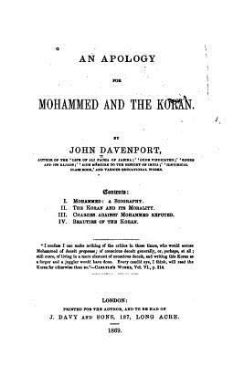 An Apology for Mohammed and the Koran 1523754281 Book Cover