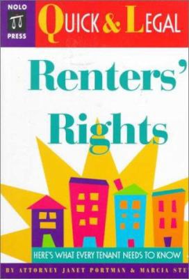 Renters' Rights 0873374118 Book Cover