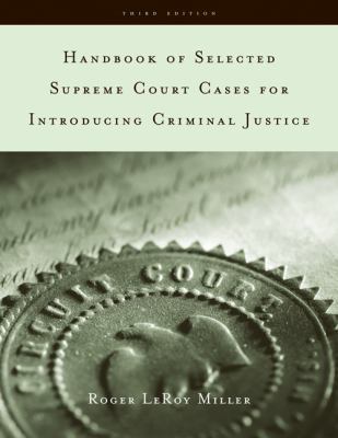 Handbook of Selected Supreme Court Cases for Cr... 0495130397 Book Cover