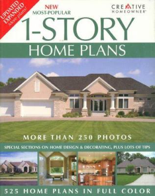 New Most-Popular 1-Story Home Plans 1580113559 Book Cover