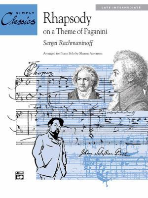 Rhapsody on a Theme of Paganini: Sheet 0739008773 Book Cover