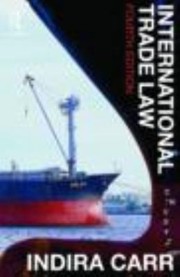 International Trade Law 0415458439 Book Cover