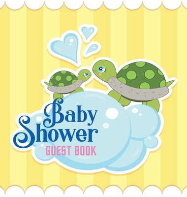 Baby Shower Guest Book: Ocean Turtle Boy Theme,... 8395723407 Book Cover