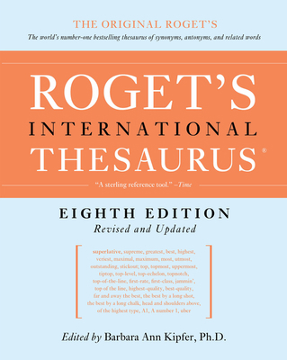 Roget's International Thesaurus, 8th Edition 0062843737 Book Cover