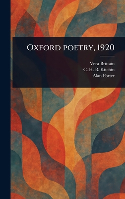 Oxford Poetry, 1920 1023199246 Book Cover