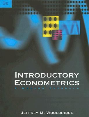 Introductory Econometrics: A Modern Approach 0324289782 Book Cover