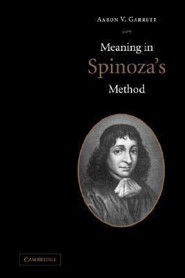 Meaning in Spinoza's Method 0521039509 Book Cover
