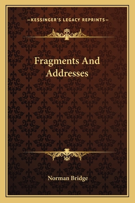 Fragments And Addresses 1163718777 Book Cover