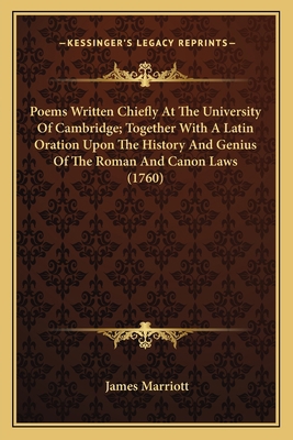 Poems Written Chiefly At The University Of Camb... 1164010727 Book Cover