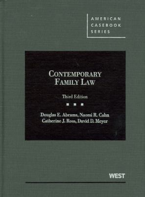 Contemporary Family Law (American Casebook Series) 0314276874 Book Cover