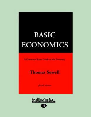 Basic Economics 4th Ed.Vol 1 (Large Print 16pt) [Large Print] 1459610547 Book Cover