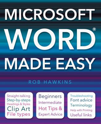 Microsoft Word Made Easy 0857751468 Book Cover