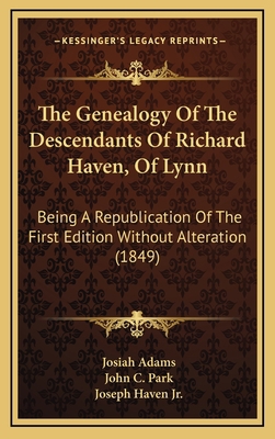 The Genealogy Of The Descendants Of Richard Hav... 1165709856 Book Cover