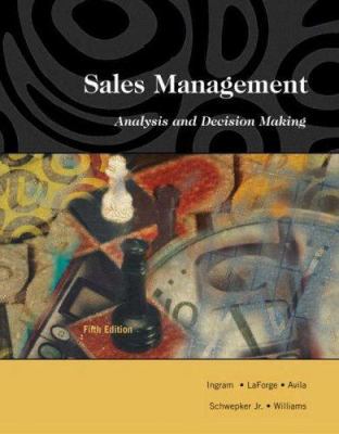 Sales Management: Analysis and Decision Making 0324191081 Book Cover