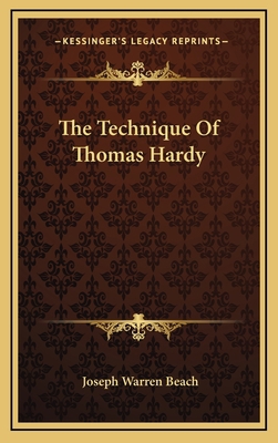 The Technique of Thomas Hardy 1163411078 Book Cover