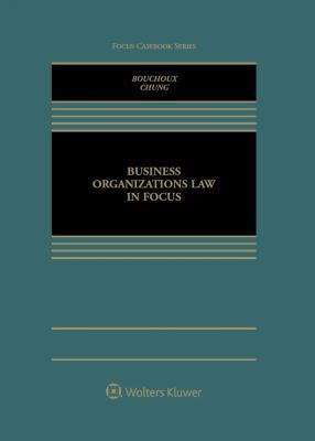 Business Organizations in Focus 1454868074 Book Cover