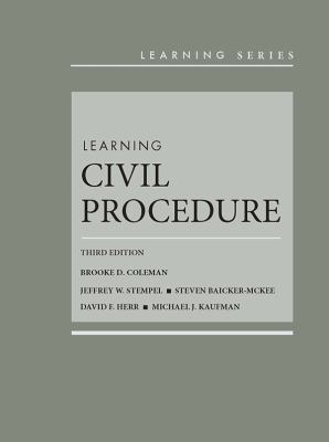 Learning Civil Procedure (Learning Series) 1683288629 Book Cover