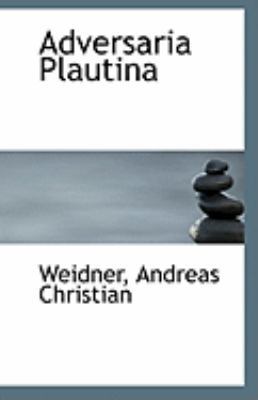 Adversaria Plautina 1113227273 Book Cover