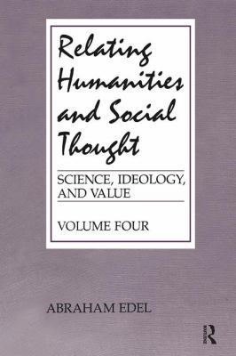 Relating Humanities and Social Thought 1138514047 Book Cover