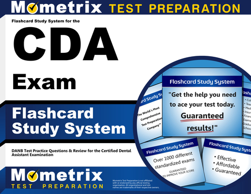 Flashcard Study System for the Cda Exam: Danb T... 1609716078 Book Cover
