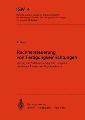 Rechnersteuerung Von Fertigungseinrichtungen: B... [German] 3540059113 Book Cover