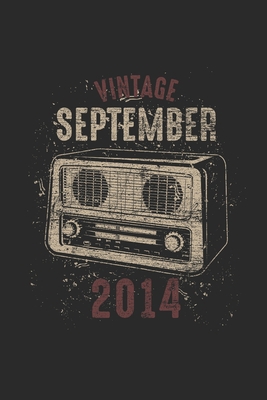 Vintage September 2014: Blank Lined Notebook / ... 1694957594 Book Cover