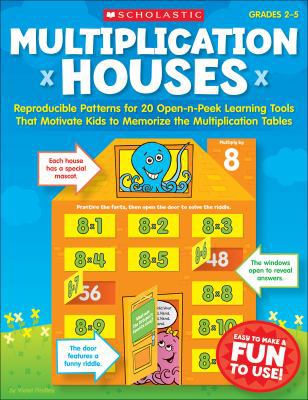 Multiplication Houses, Grades 2-5 0545292948 Book Cover