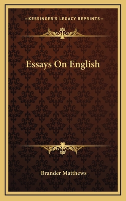 Essays on English 1163514799 Book Cover