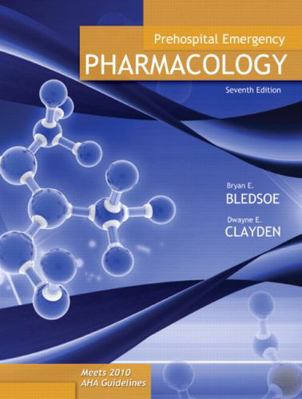 Prehospital Emergency Pharmacology 0135138221 Book Cover