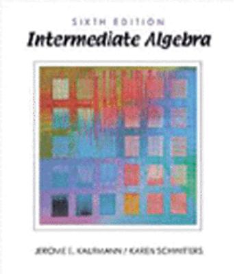 Intermediate Algebra (Available Titles CengageNOW) 0534368263 Book Cover